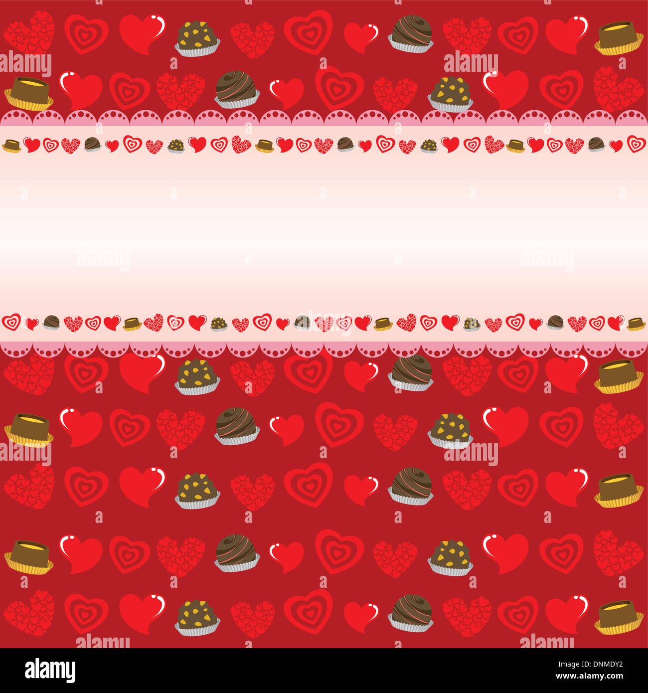 A vector illustration of Valentine day background Stock Vector Image ...