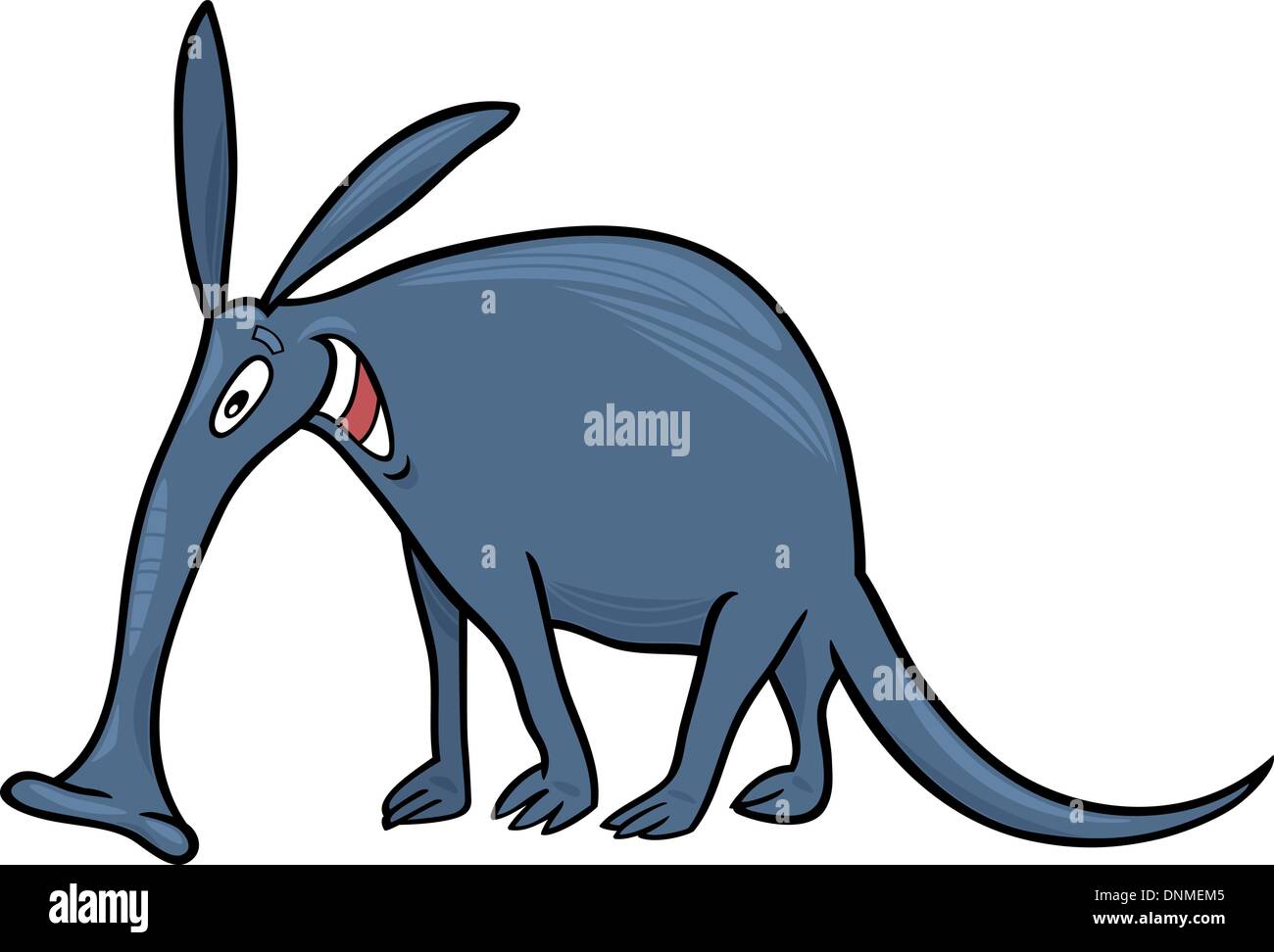 cartoon illustration of funny aardvark Stock Vector Image & Art - Alamy