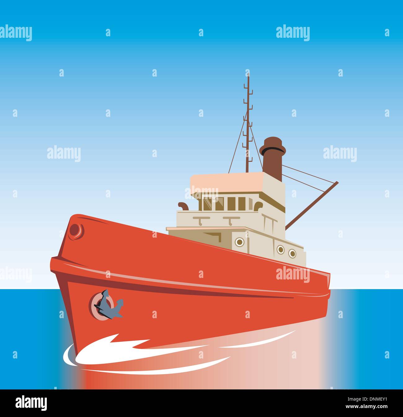 Tug boat hull Stock Vector Images - Alamy