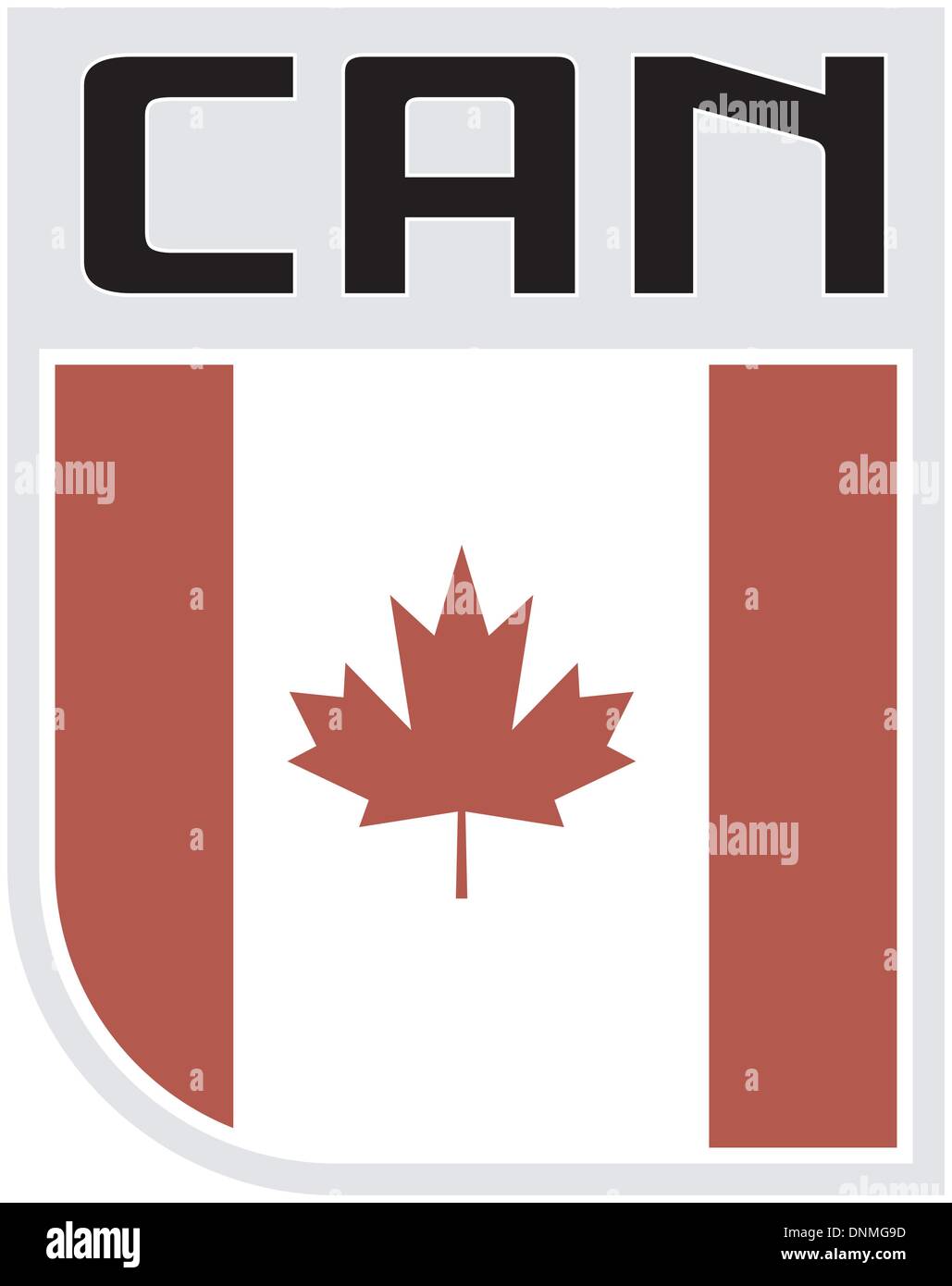 Illustration an icon of the Flag of Canada Stock Vector Image & Art - Alamy