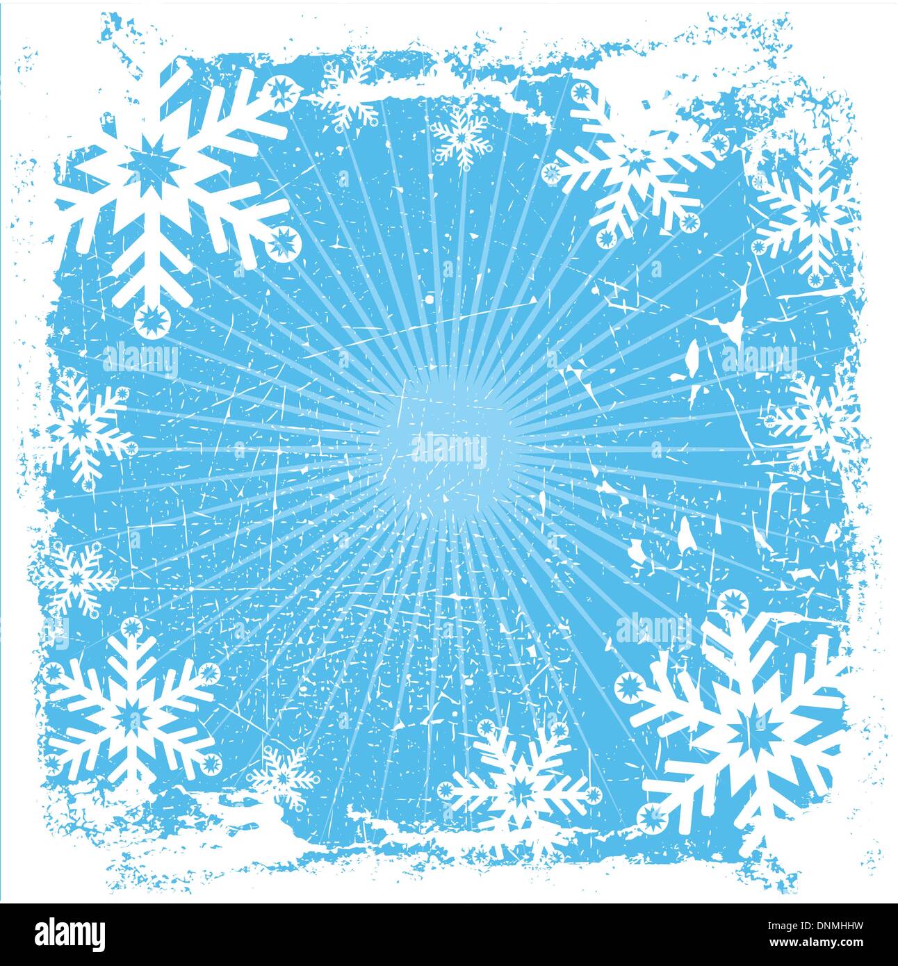 Grunge snowflake background Stock Vector Image & Art - Alamy
