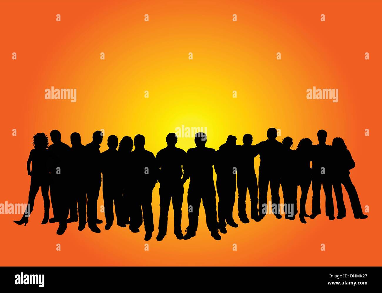 Huge crowd of people Stock Vector Image & Art - Alamy