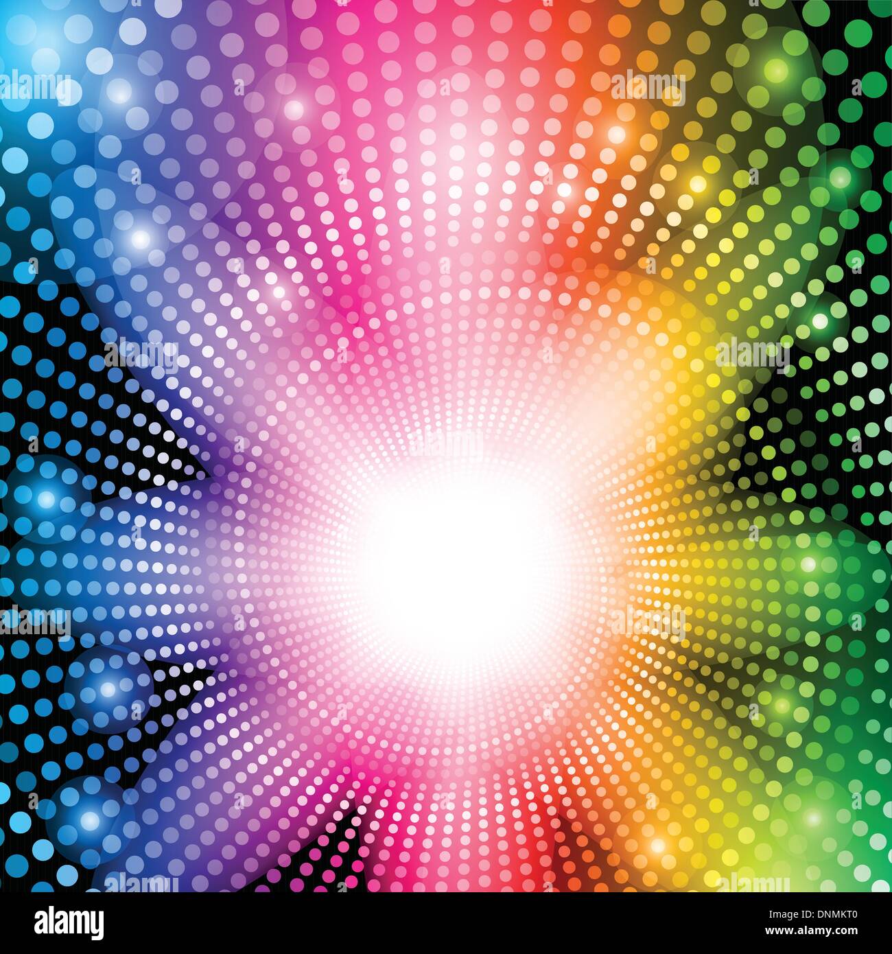 Abstract design background using rainbow colours Stock Vector