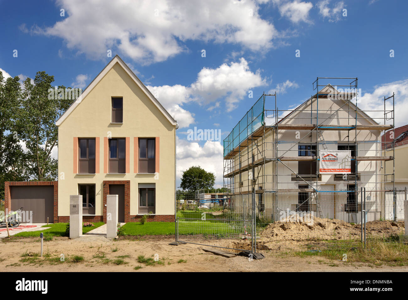 Berlin, Germany, single family homes of the Garden City Karl Horst ...