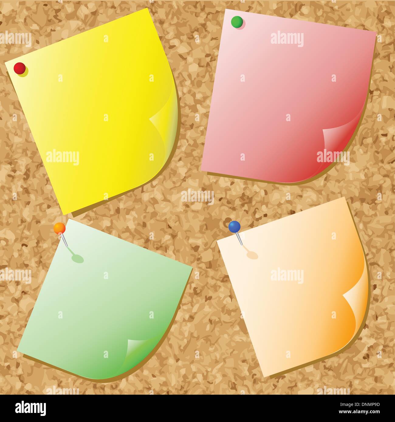 Coloured post it notes Stock Vector Images - Alamy