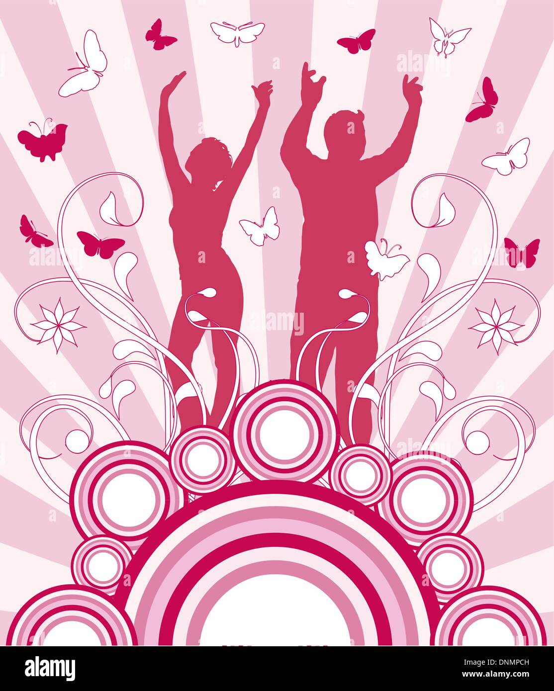silhouettes-dancing-people-on-background-stock-vector-images-alamy