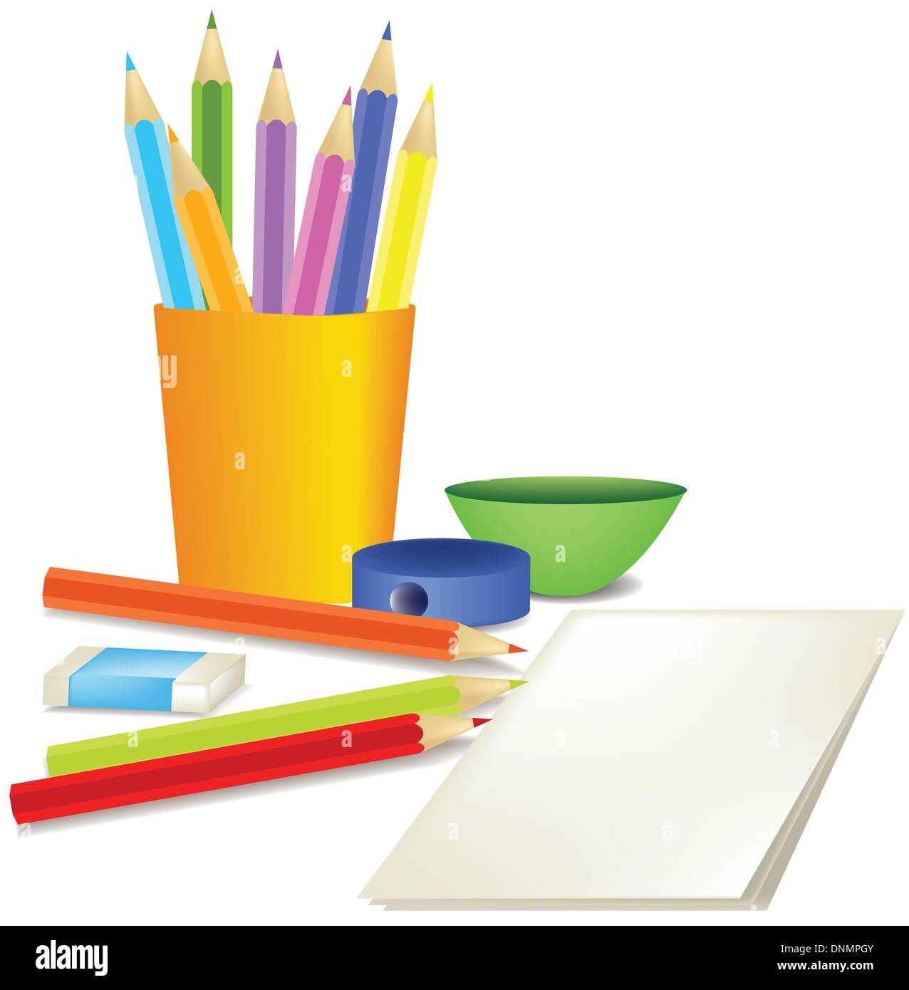 Crayon artist Stock Vector Images Alamy