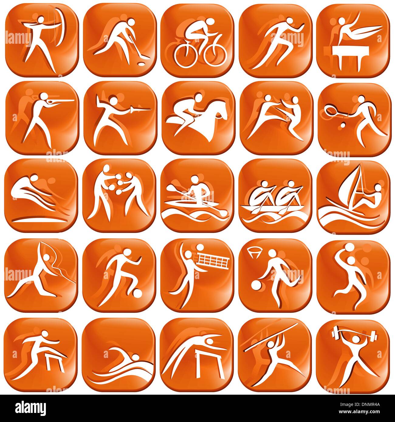 Sport icons Stock Vector