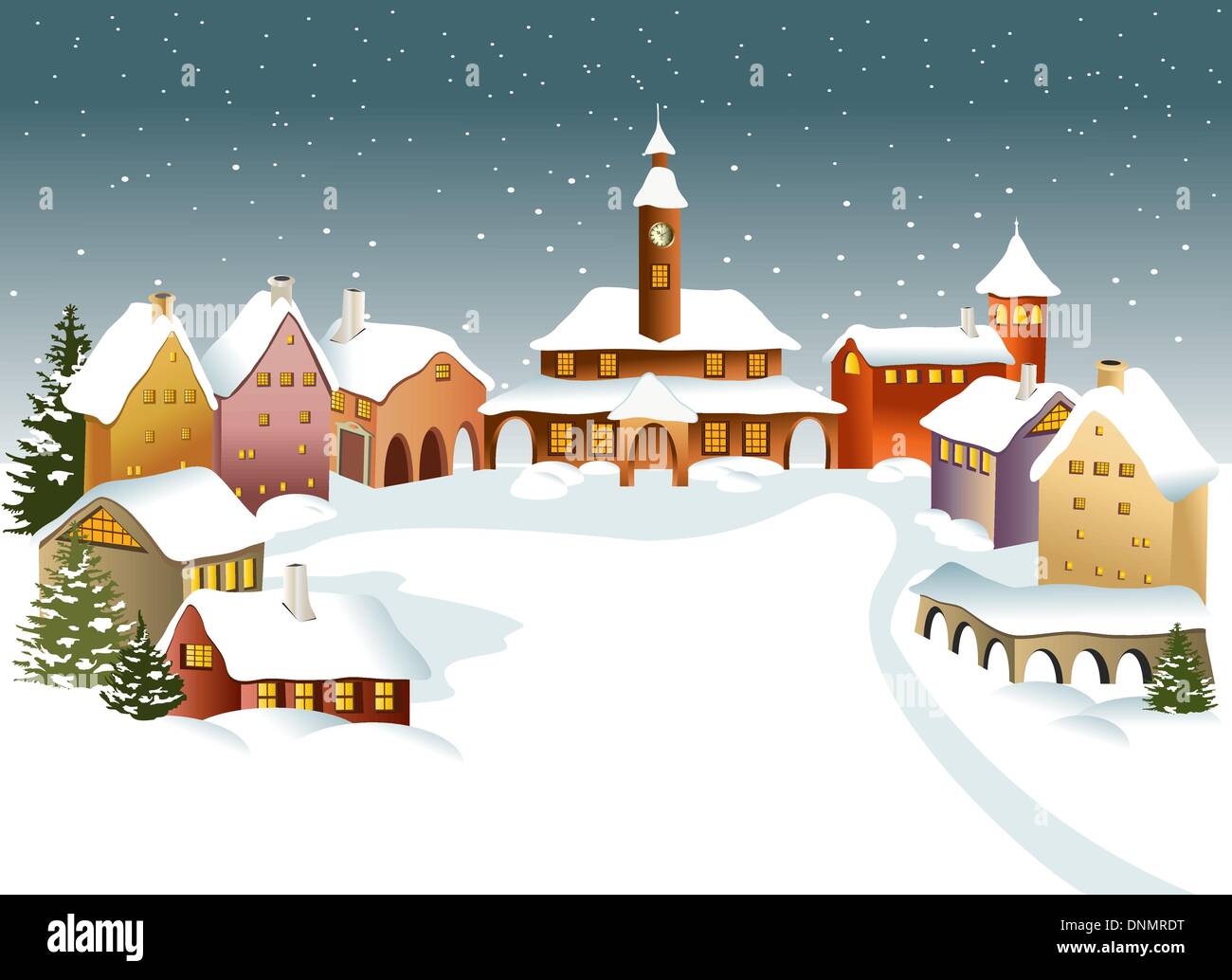 Winter hill Stock Vector Images Alamy