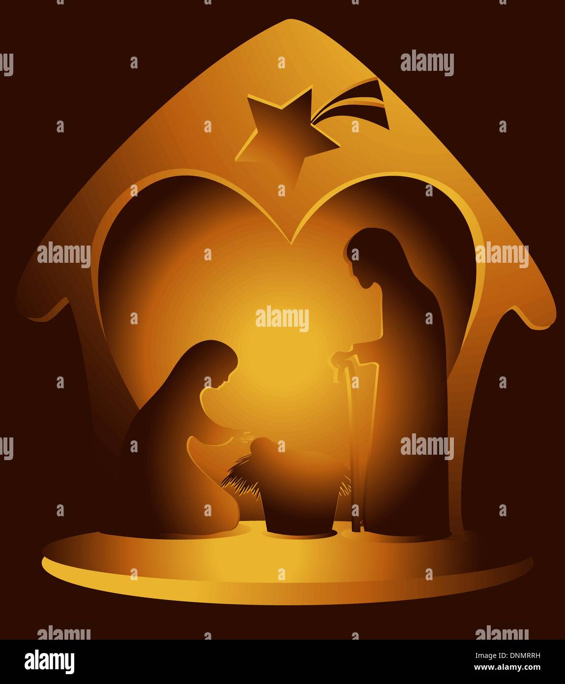 Nativity scene Stock Vector
