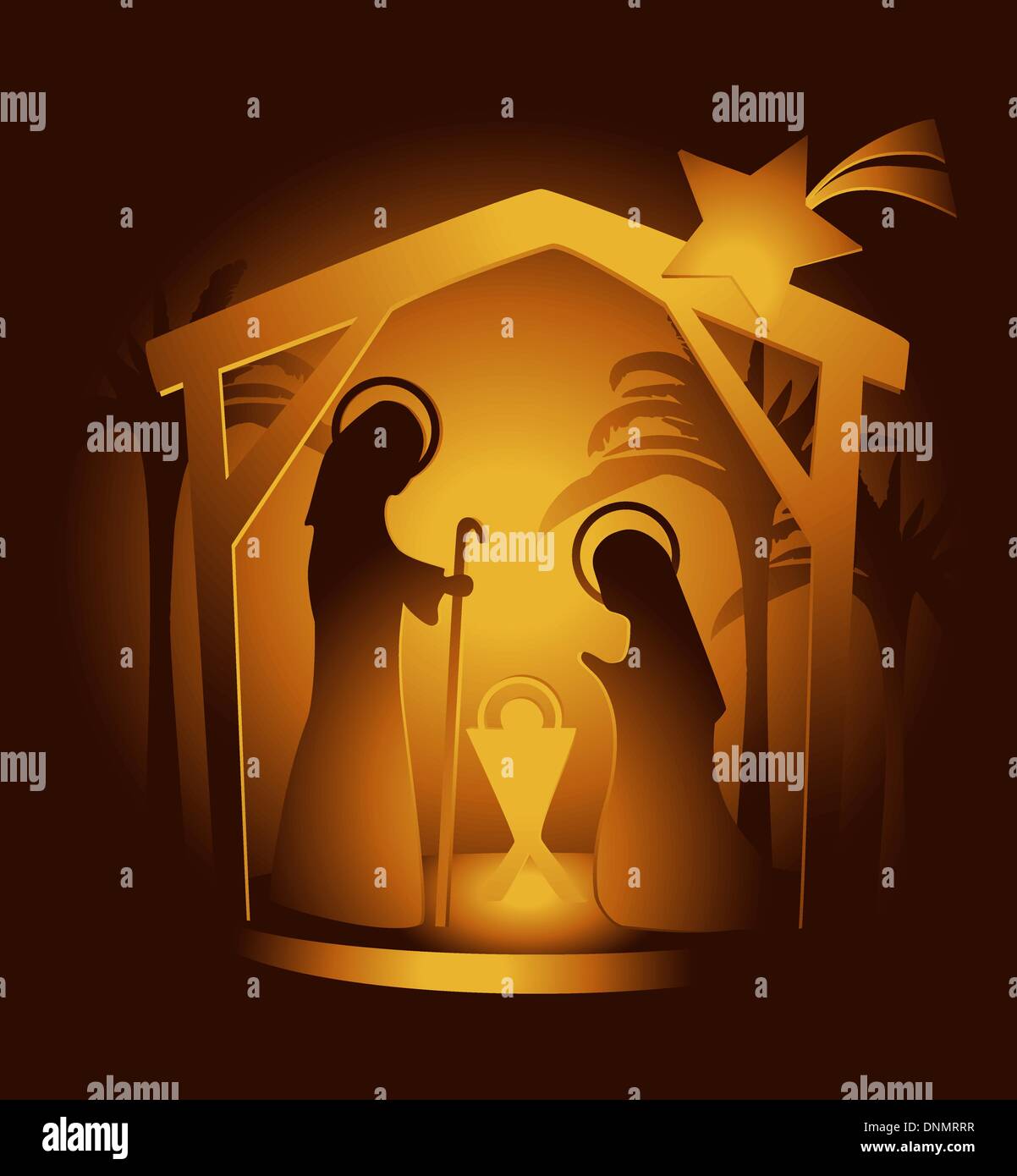 Nativity scene Stock Vector