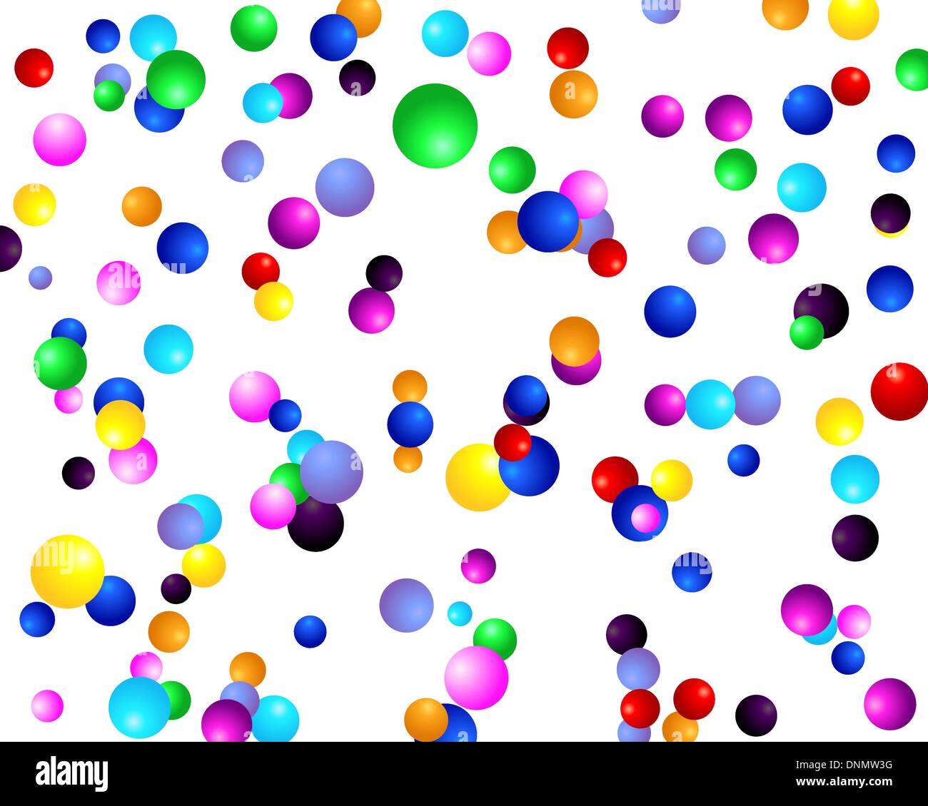 Colorful chocolate drops vector background for design use Stock Vector