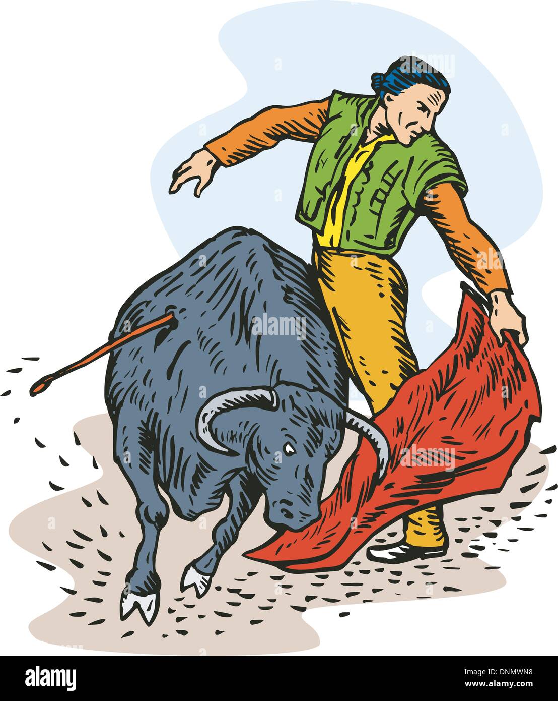 Bullfighter vector vectors Stock Vector Images - Alamy