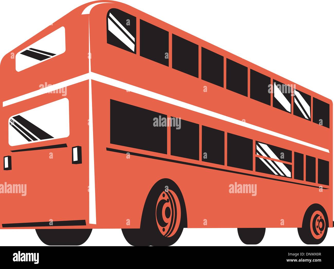 Retro Bus Vector Vintage bus red bus vintage transport tour coach Stock Vector Images ...