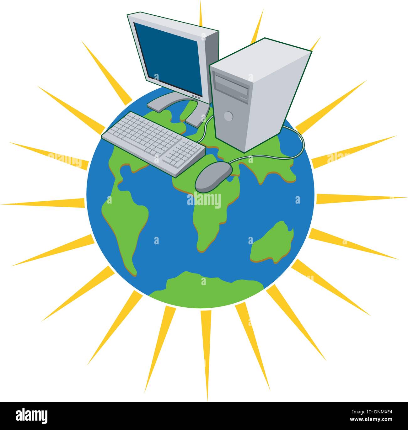 ноутбук с лейблом земной шар. глобус с компьютером на прозрачном фоне. земной шар с компьютерной мышкой. глобус и компьютер.