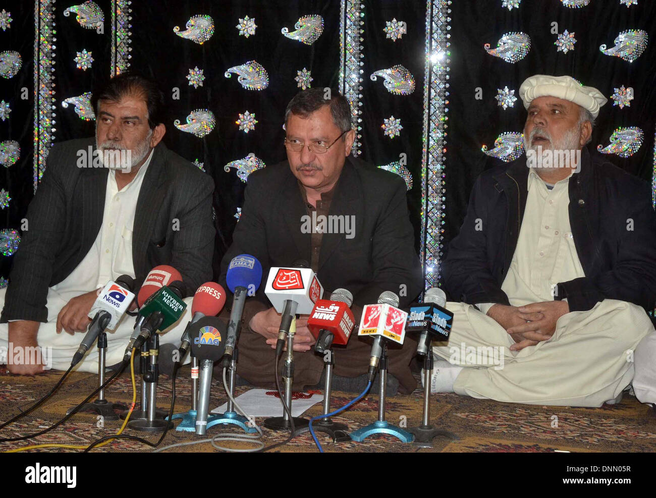 Leader of Balochistan Shia Conference, Agha Dawood addresses to media  persons against suicidal attack on Pilgrims bus which was coming from Iran  towards Quetta and targeted by a suicidal attacker near Akhtarabad