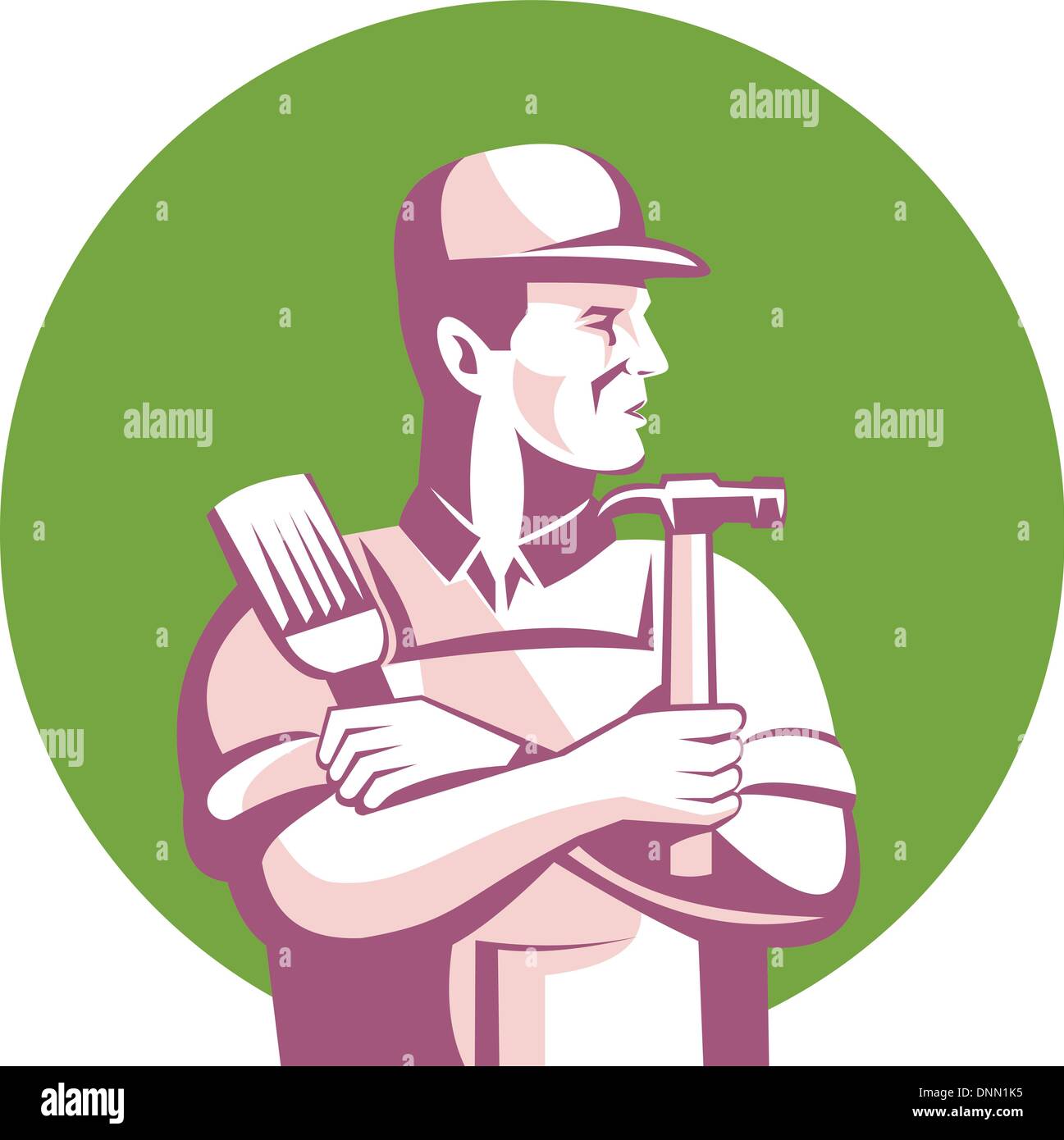 Carpenter Vector Vectors High Resolution Stock Photography and Images Alamy