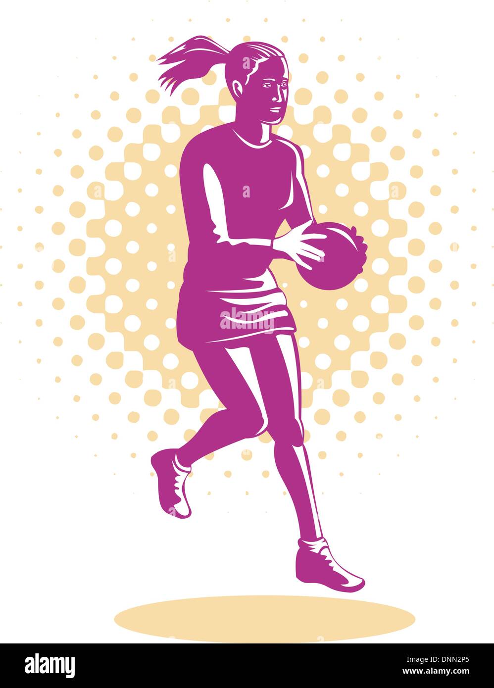 Netball Stock Vector Images - Alamy