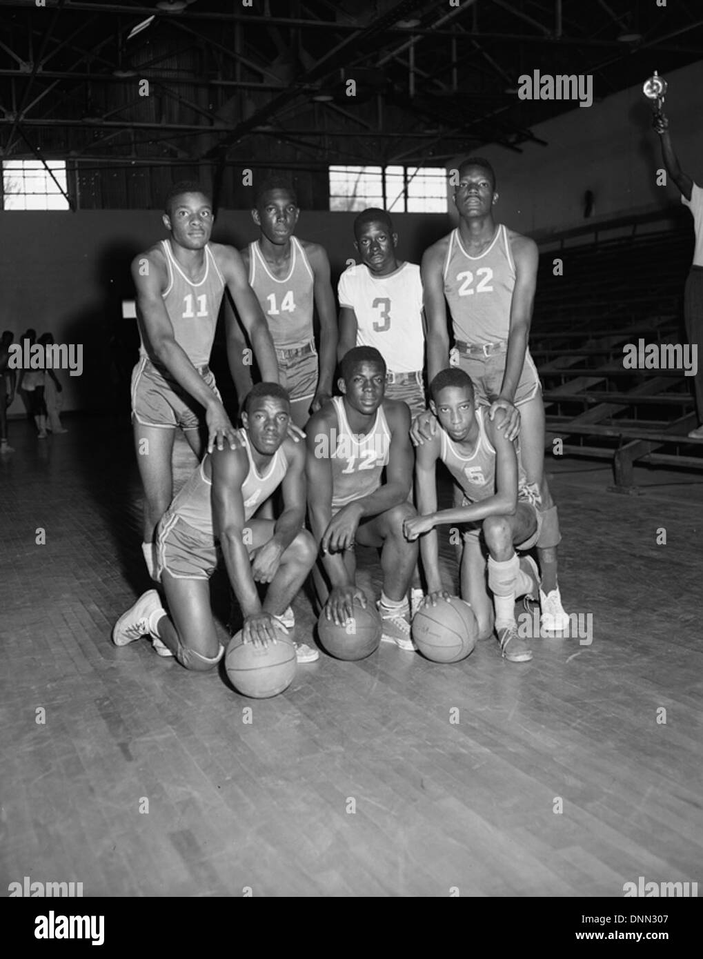 FAMU High School basketball team in Tallahassee, Florida Stock Photo