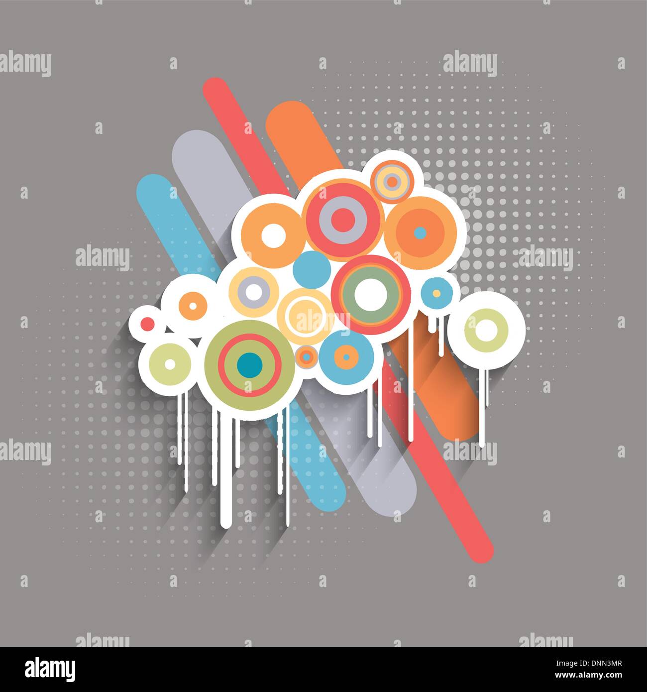 Retro styled abstract background design Stock Vector Image & Art - Alamy