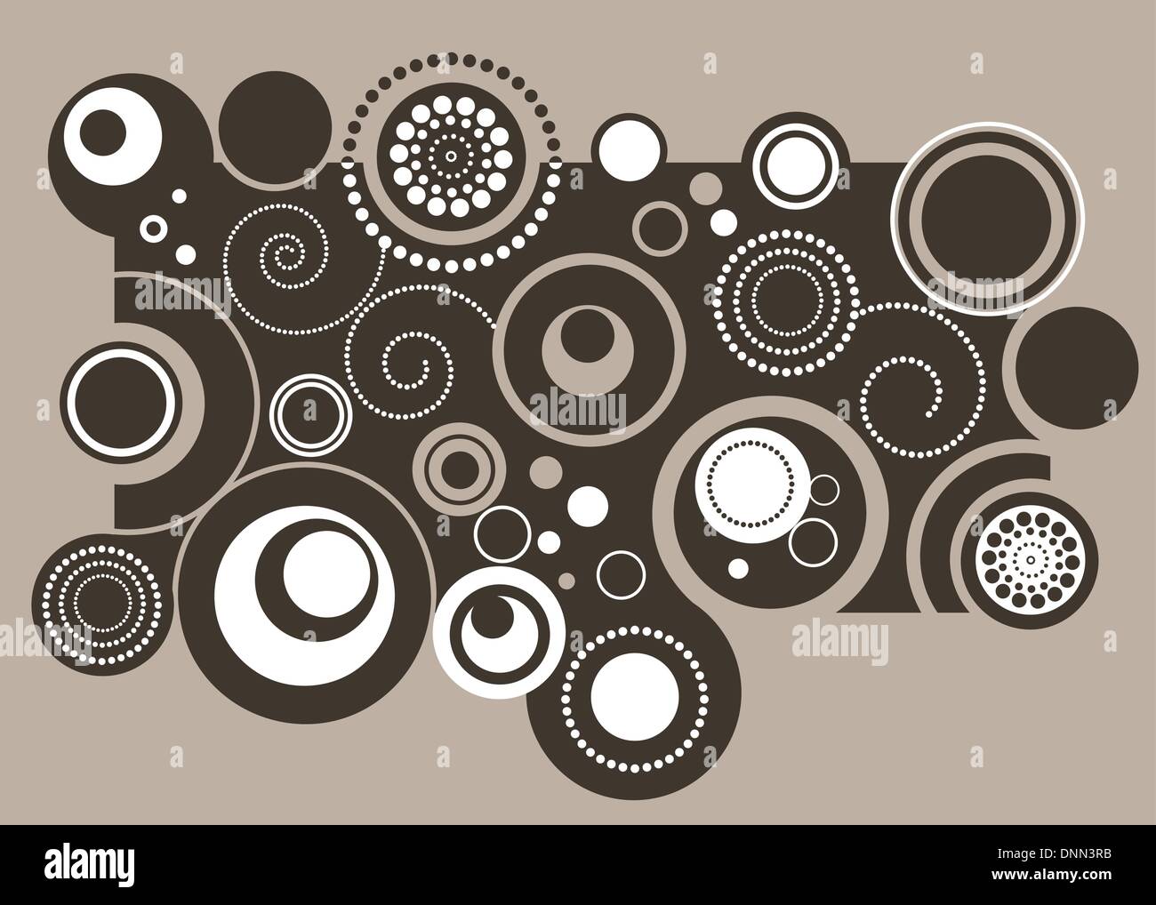 Retro circle background Stock Vector Image & Art - Alamy