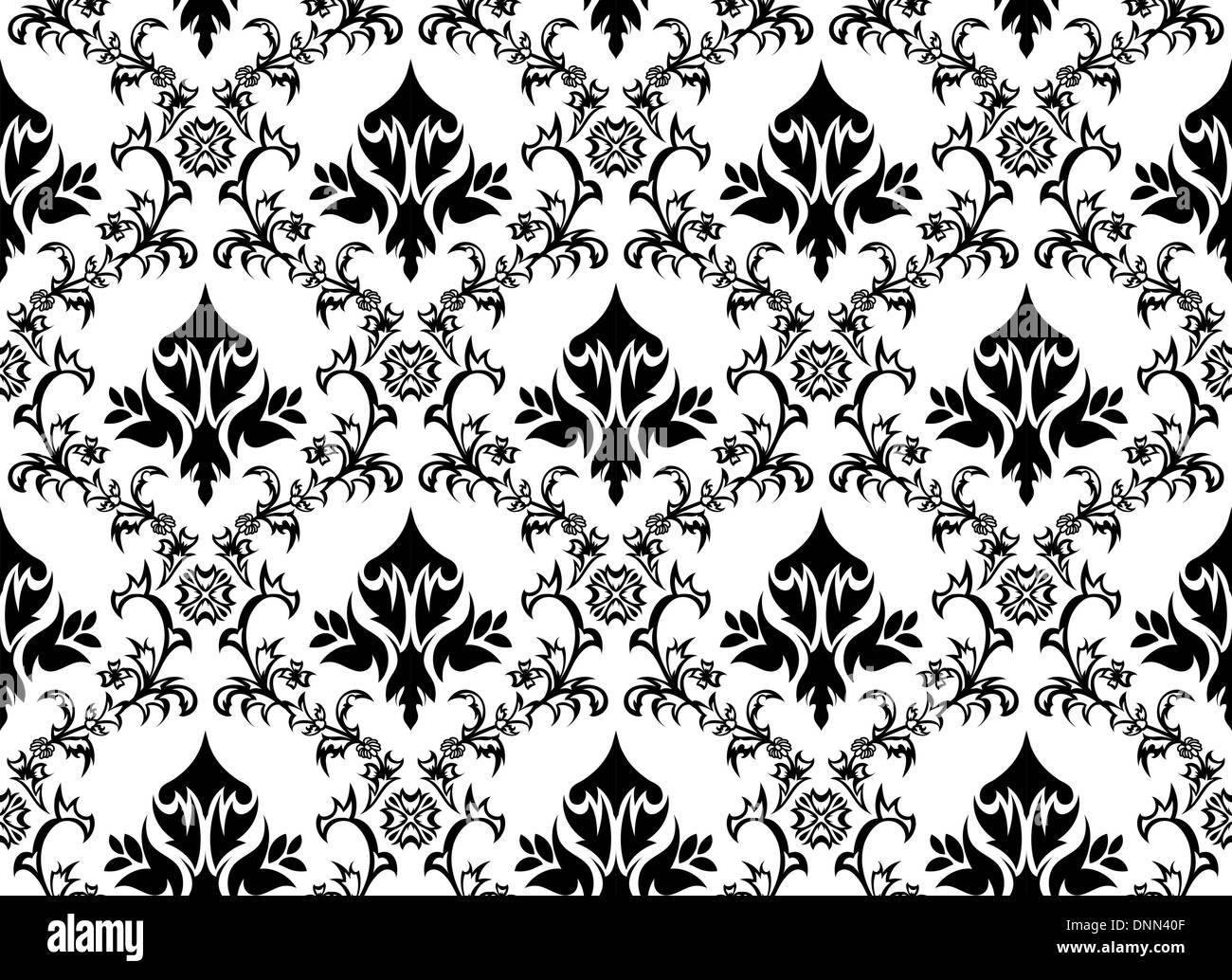 Damask seamless background Stock Vector Image & Art - Alamy