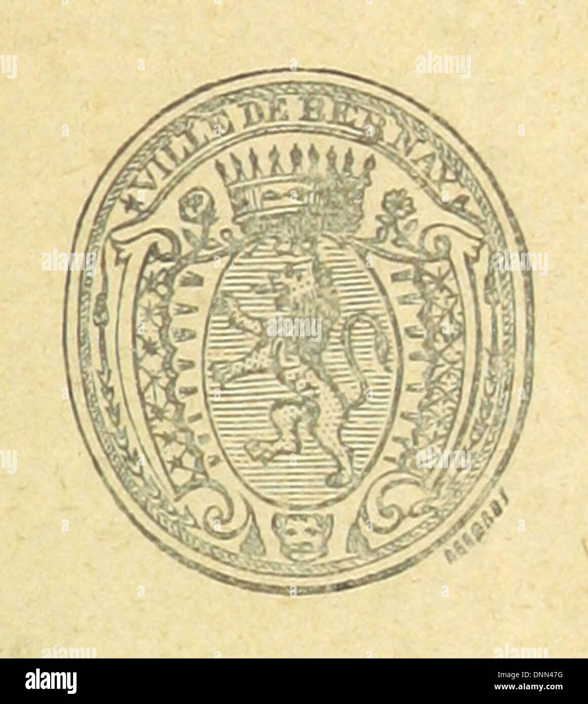 Image taken from page 3 of 'Le Mariage d'une Rosiére à Bernay en 1807' Stock Photo