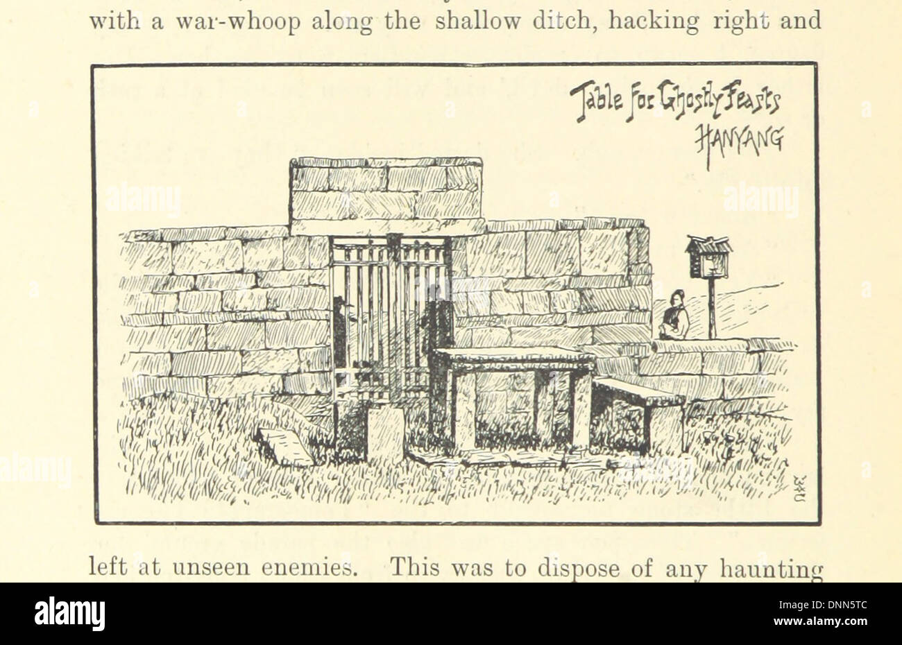 Image taken from page 468 of 'A String of Chinese Peach-Stones. [Sketches of village life in central China. With illustrations.]' Stock Photo