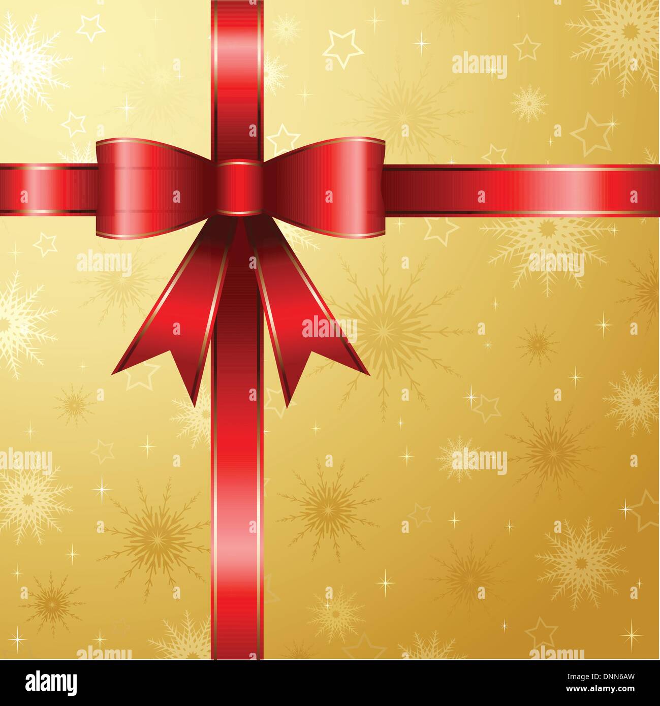 Christmas gift background with glossy red ribbon Stock Vector Image ...