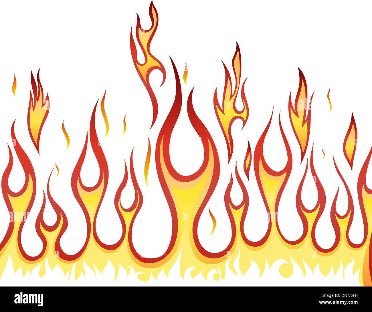 Inferno fire vector background for design use Stock Vector Image & Art ...