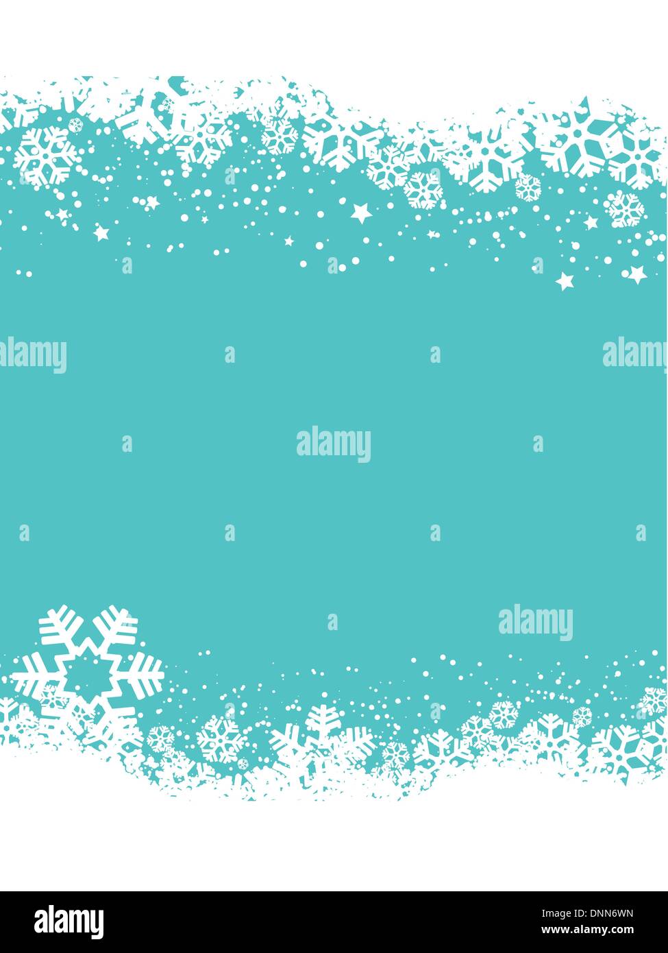 Decorative Christmas background with winter snowflake design Stock ...