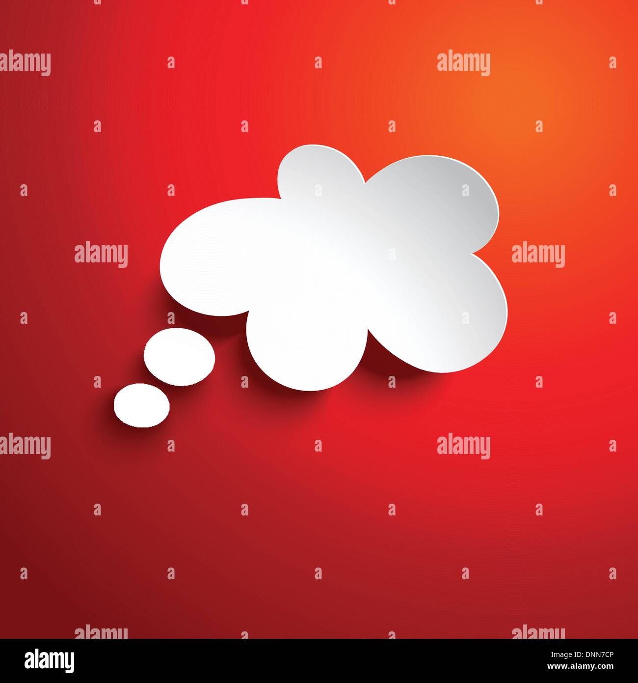 Background with a cloud shaped speech bubble design Stock Vector Image ...