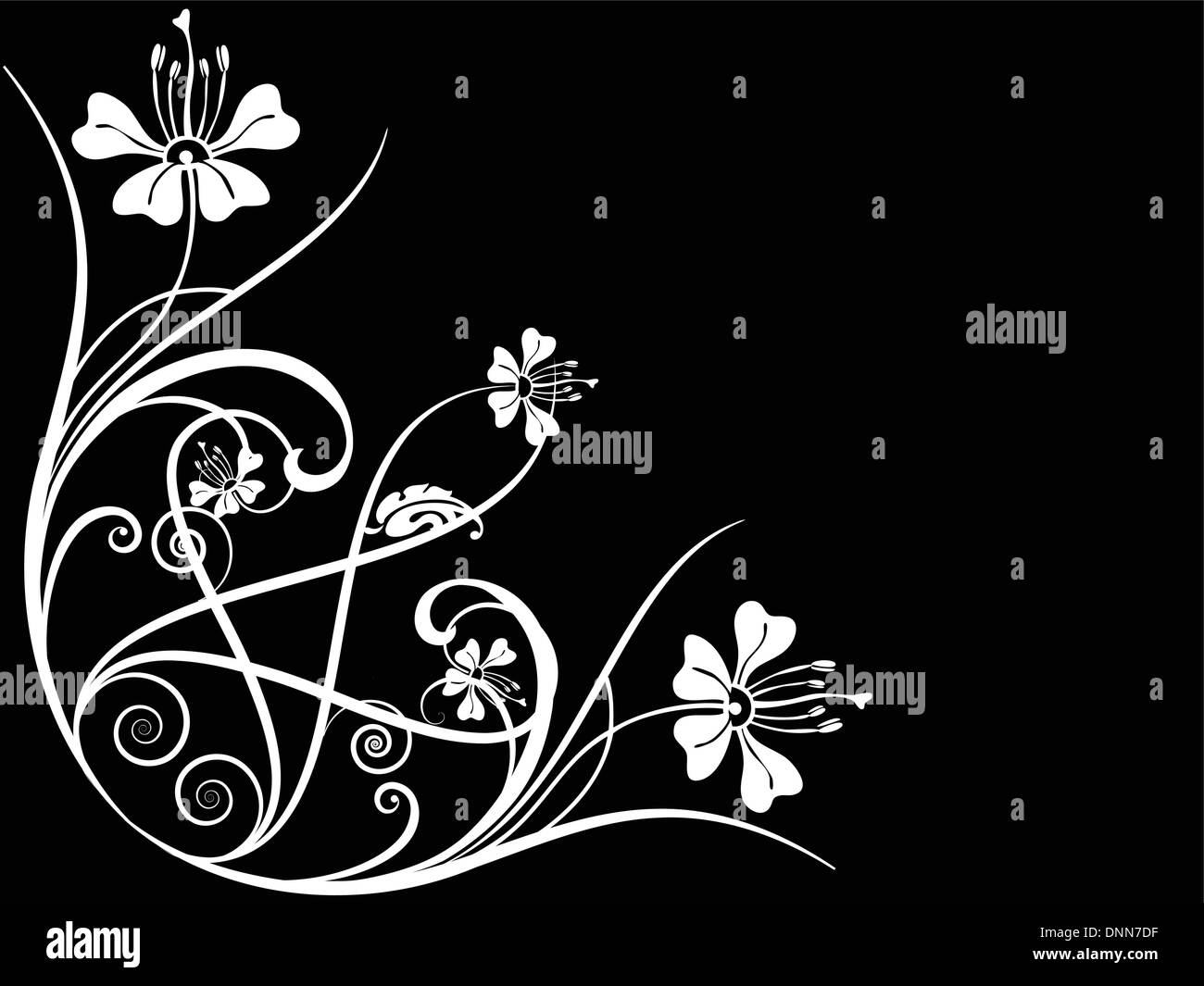 Abstract floral design Stock Vector