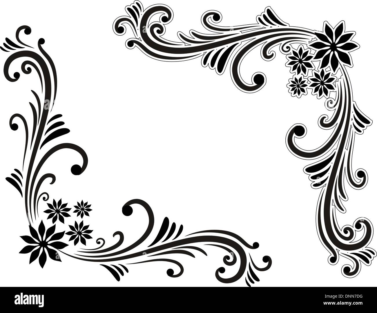 Abstract floral design Stock Vector Image & Art - Alamy