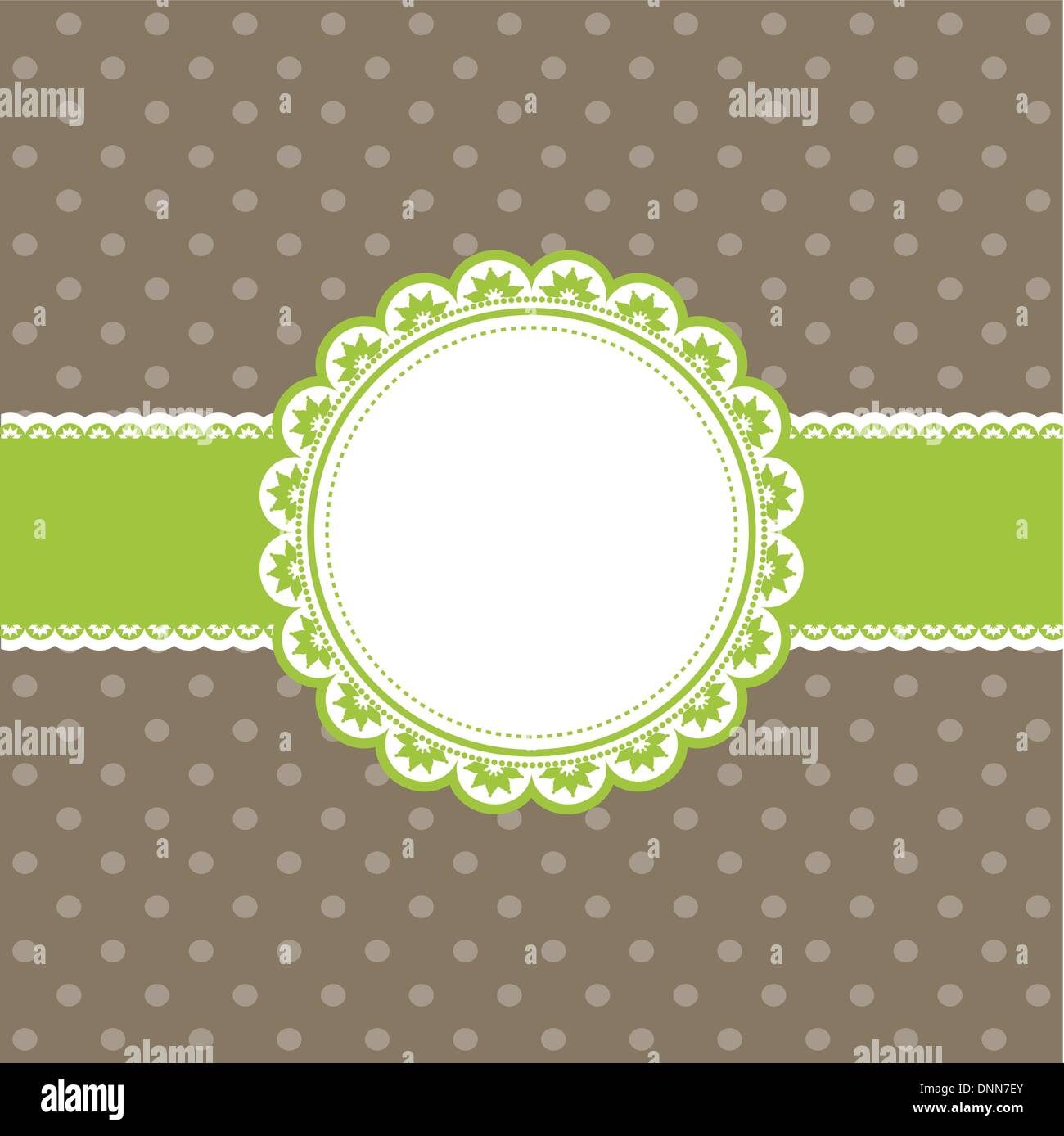 Cute retro styled background with a polka dot design Stock Vector Image ...