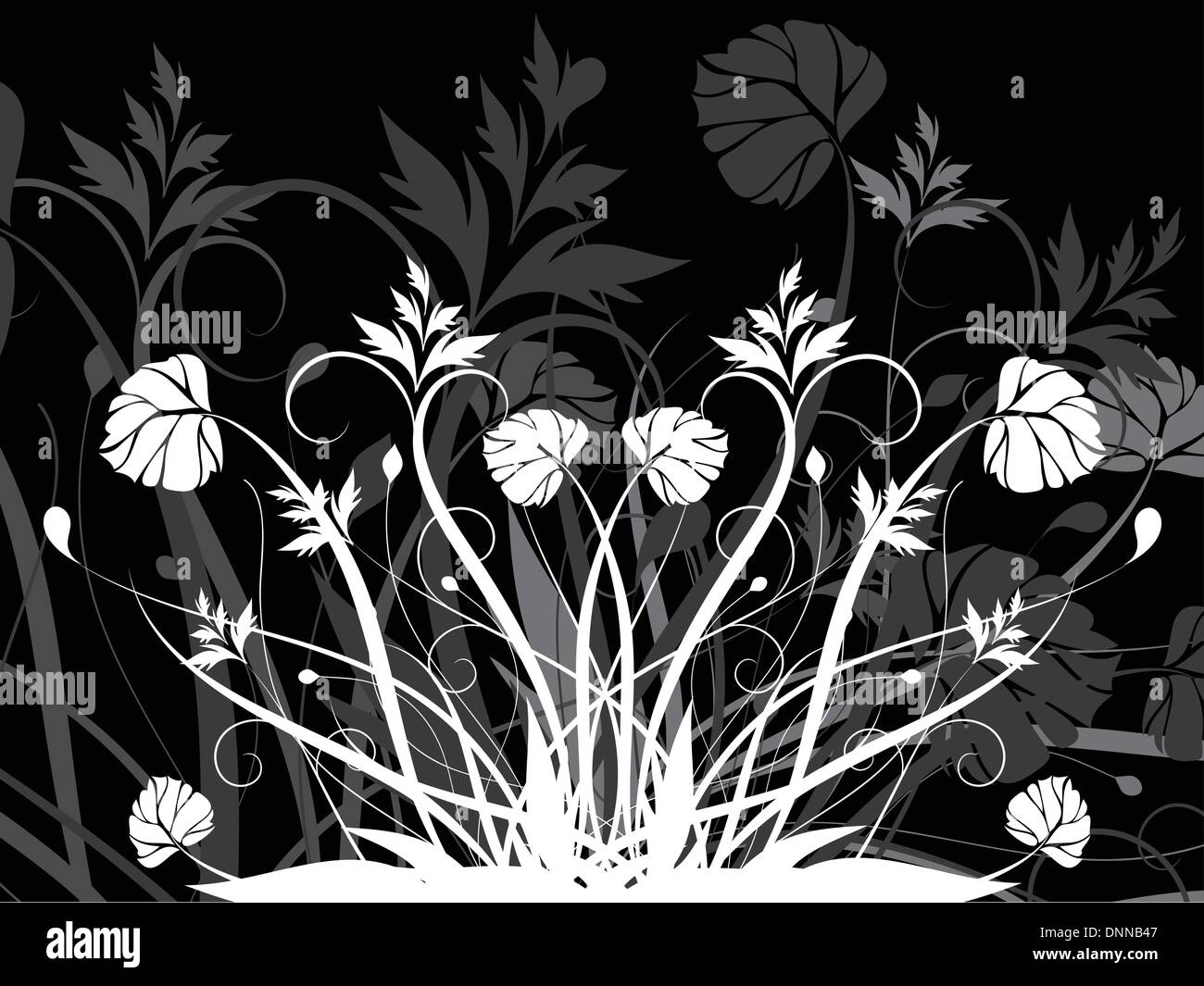 Abstract floral background Stock Vector Image & Art - Alamy