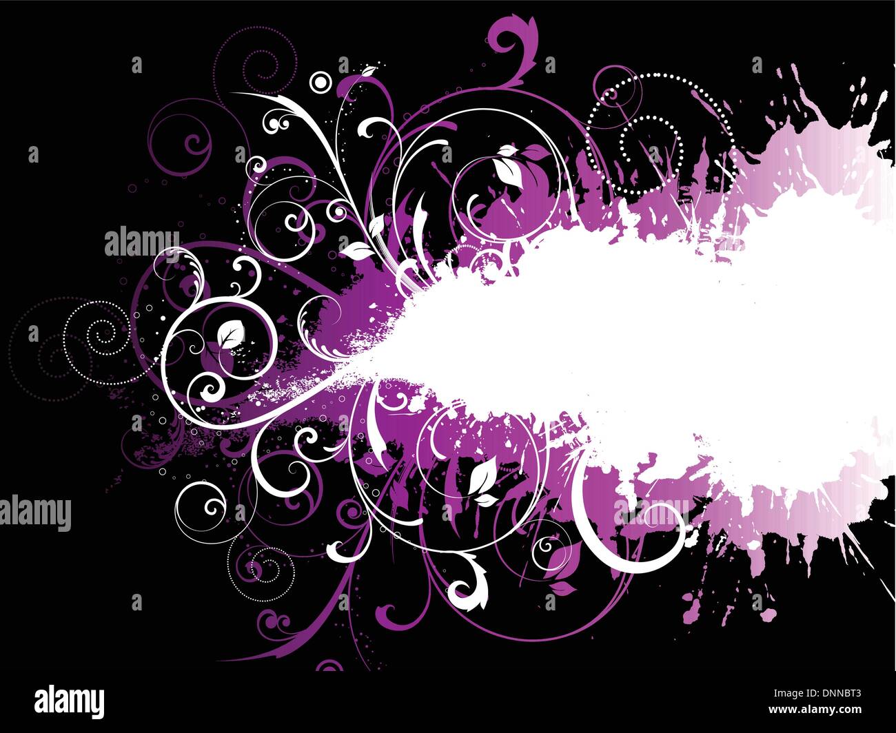 Abstract floral grunge design Stock Vector Image & Art - Alamy
