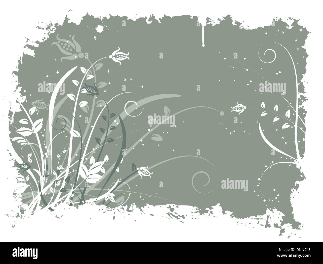 Floral grunge background Stock Vector Image & Art - Alamy