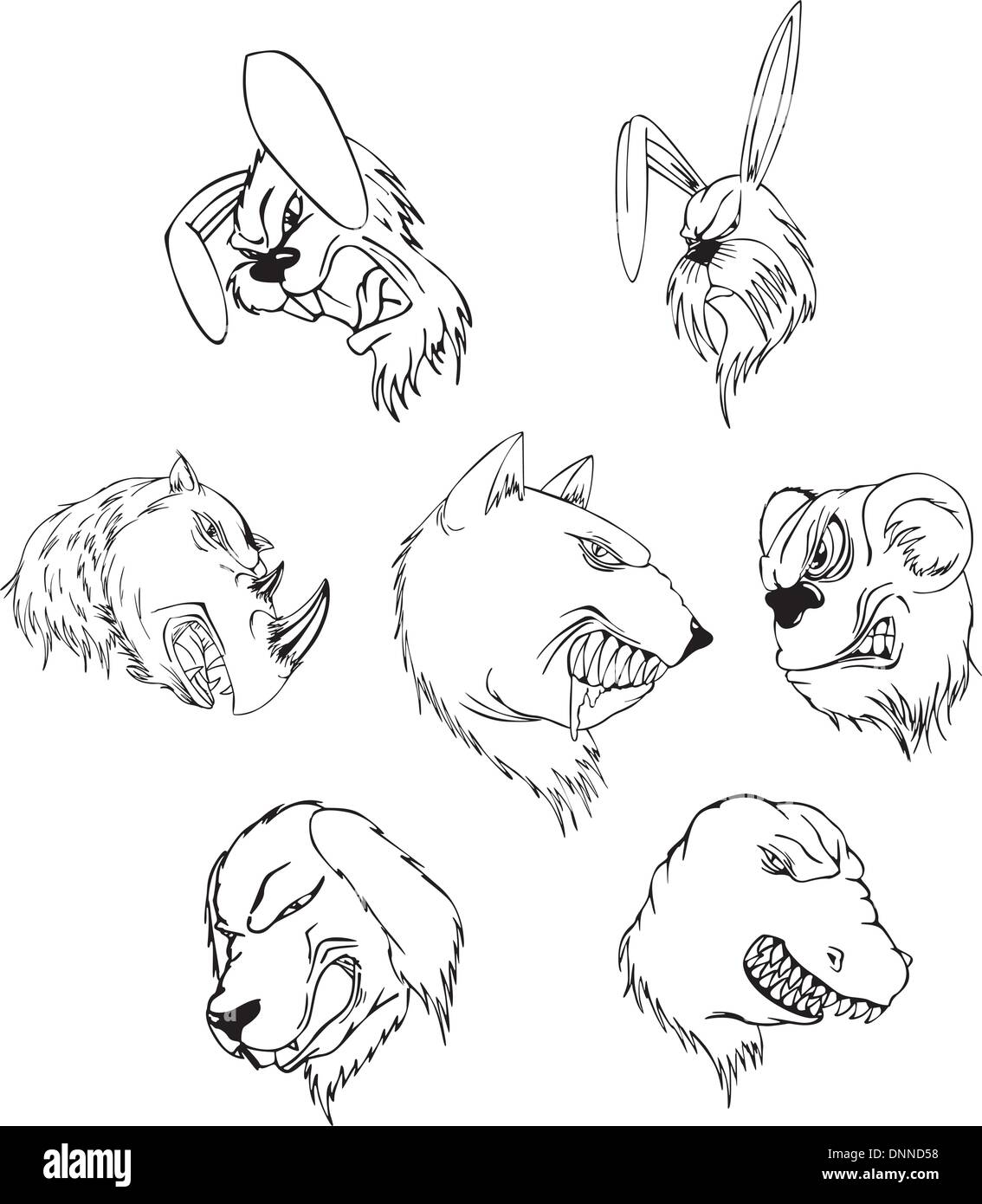 Details more than 86 animal head tattoo latest 3tdesign.edu.vn