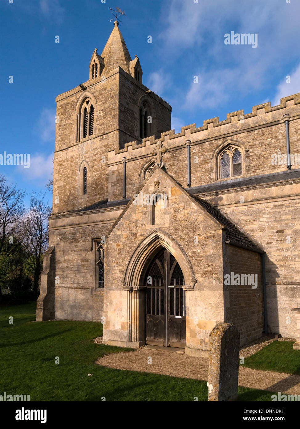 St. Andrew's Church, Hambleton village, Rutland, England, UK Stock