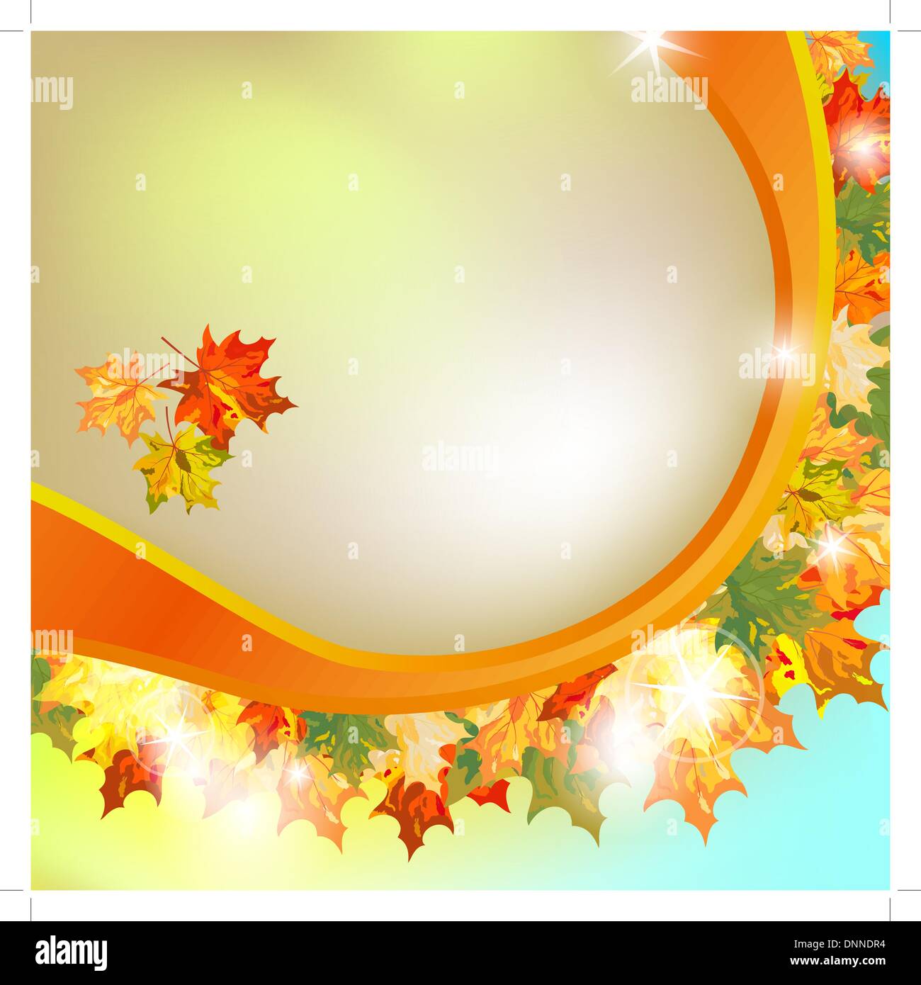 Autumn maple leaves background. Vector illustration with transparency ...