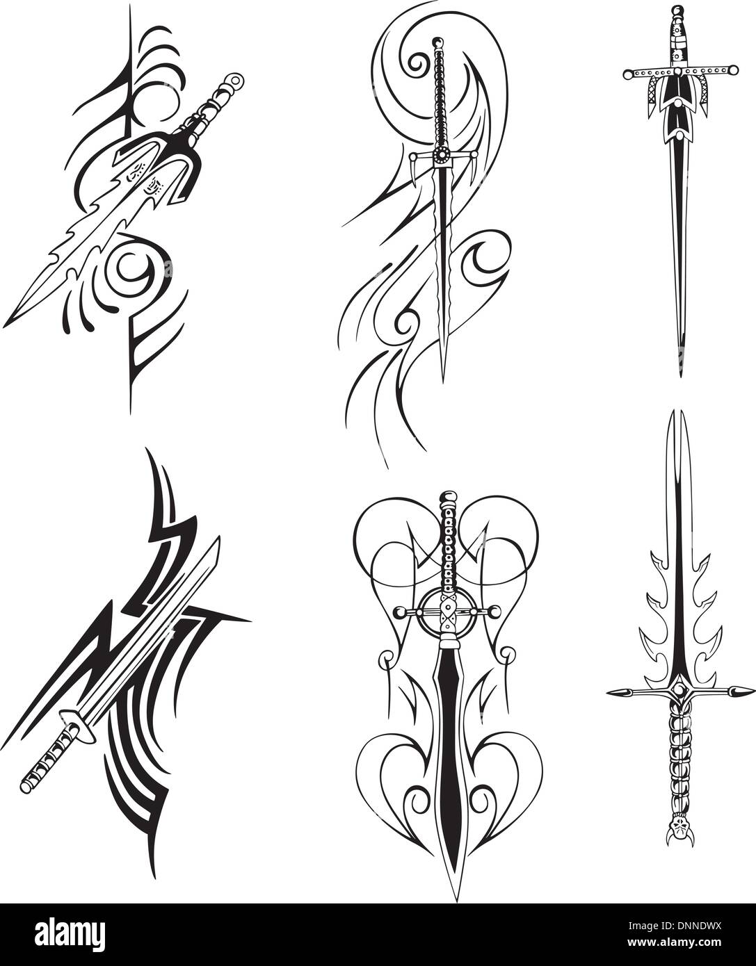 Dagger tattoo Cut Out Stock Images & Pictures - Page 2 - Alamy