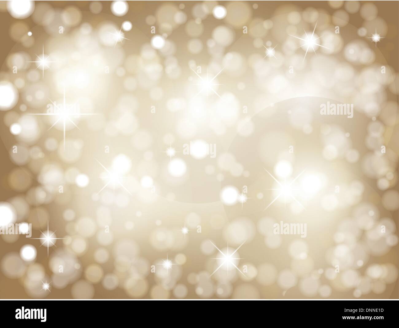 Christmas background of glittery stars and bokeh lights Stock Vector ...