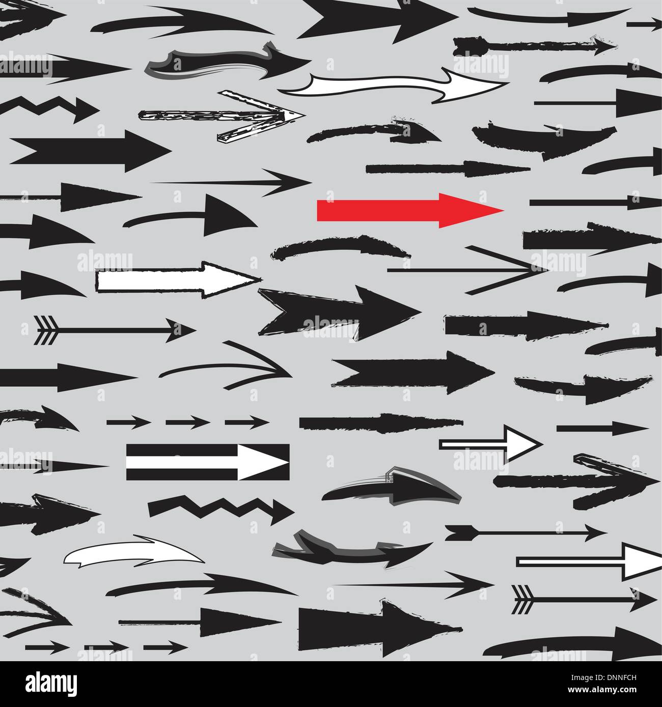 Arrows background with black hi-res stock photography and images - Alamy