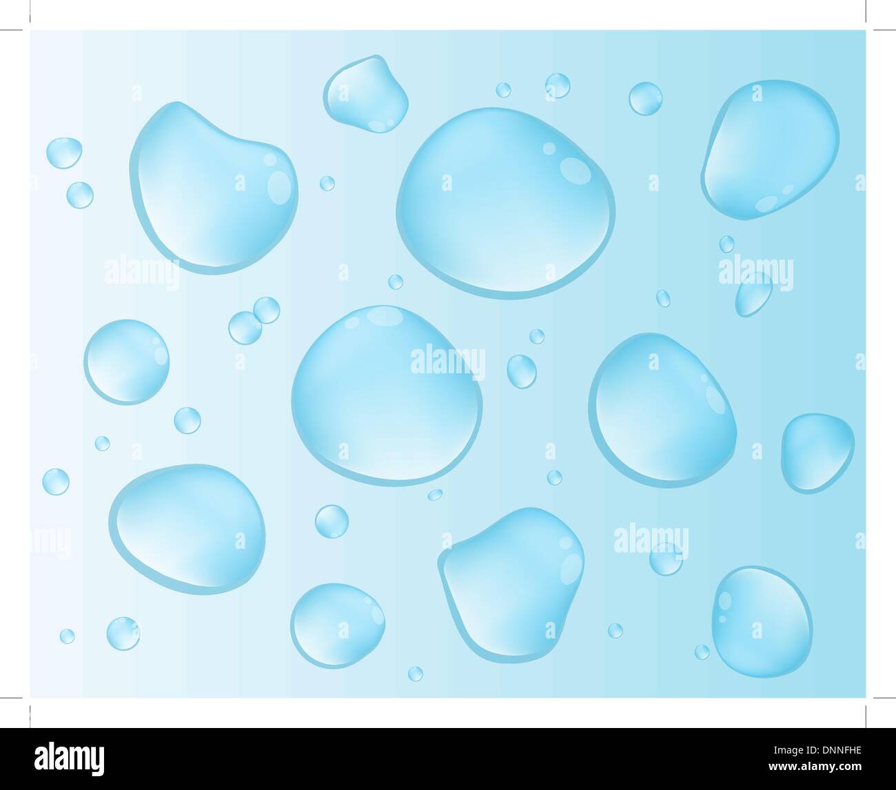 Vector water drops background for design use Stock Vector Image & Art ...