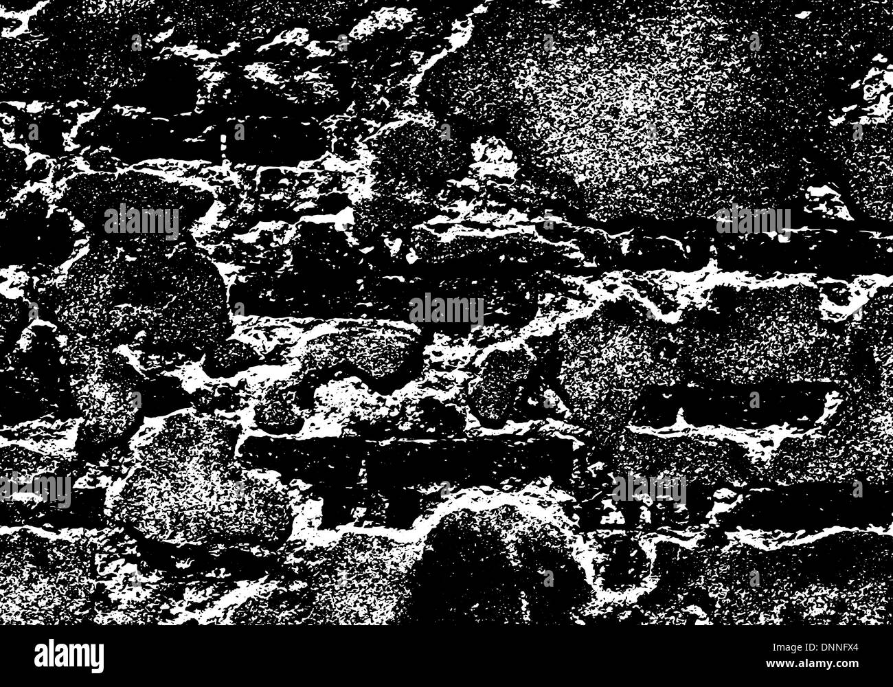 Grunge white and black brick wall background. Vector illustration Stock ...