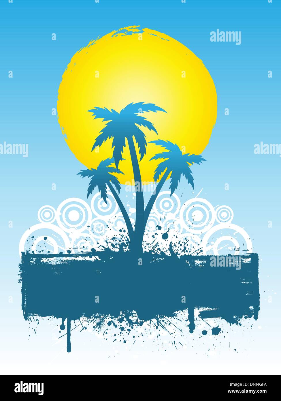 Grunge palm tree background Stock Vector Image & Art - Alamy