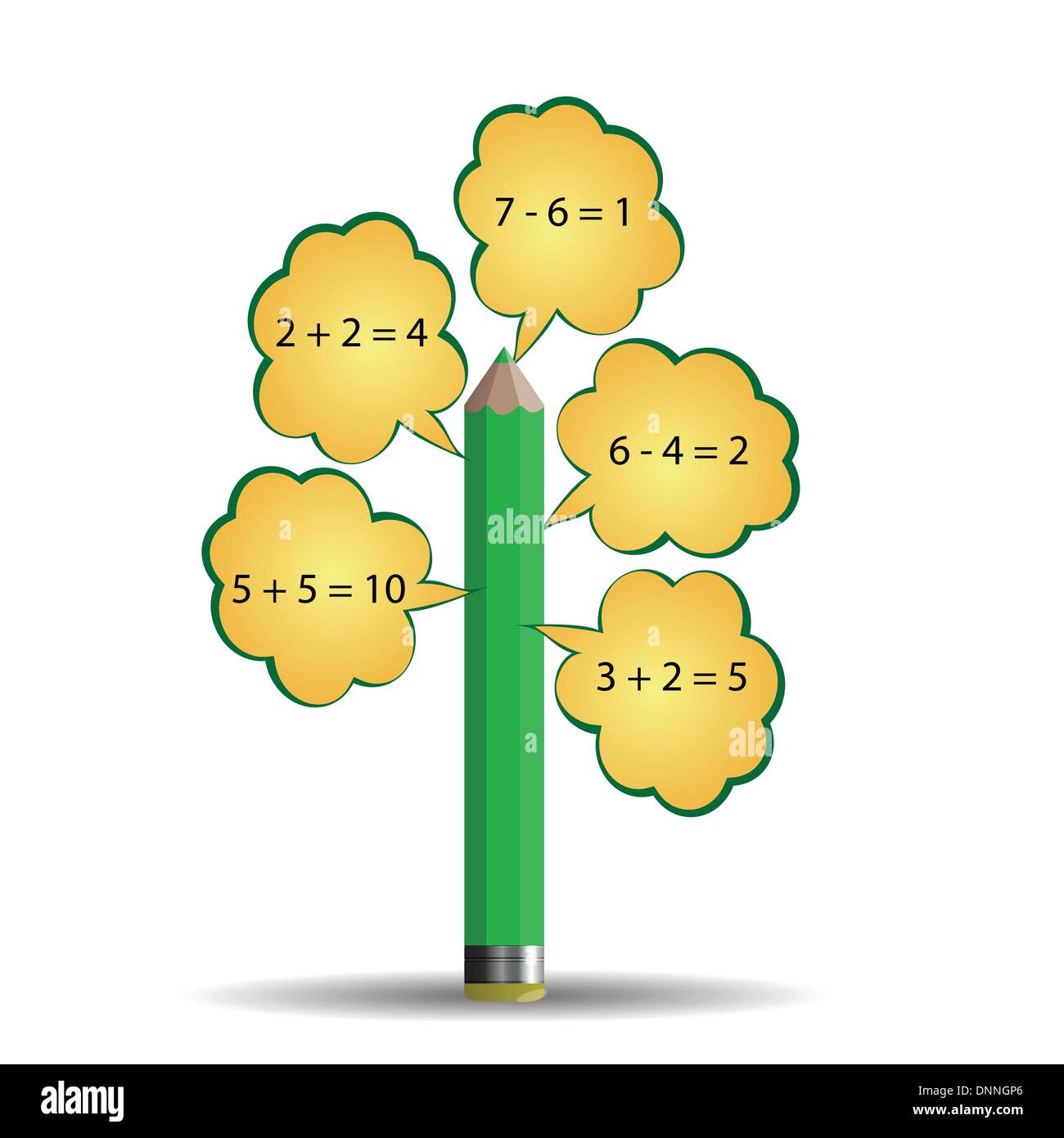 Abstract background with crayon - back to school Stock Vector