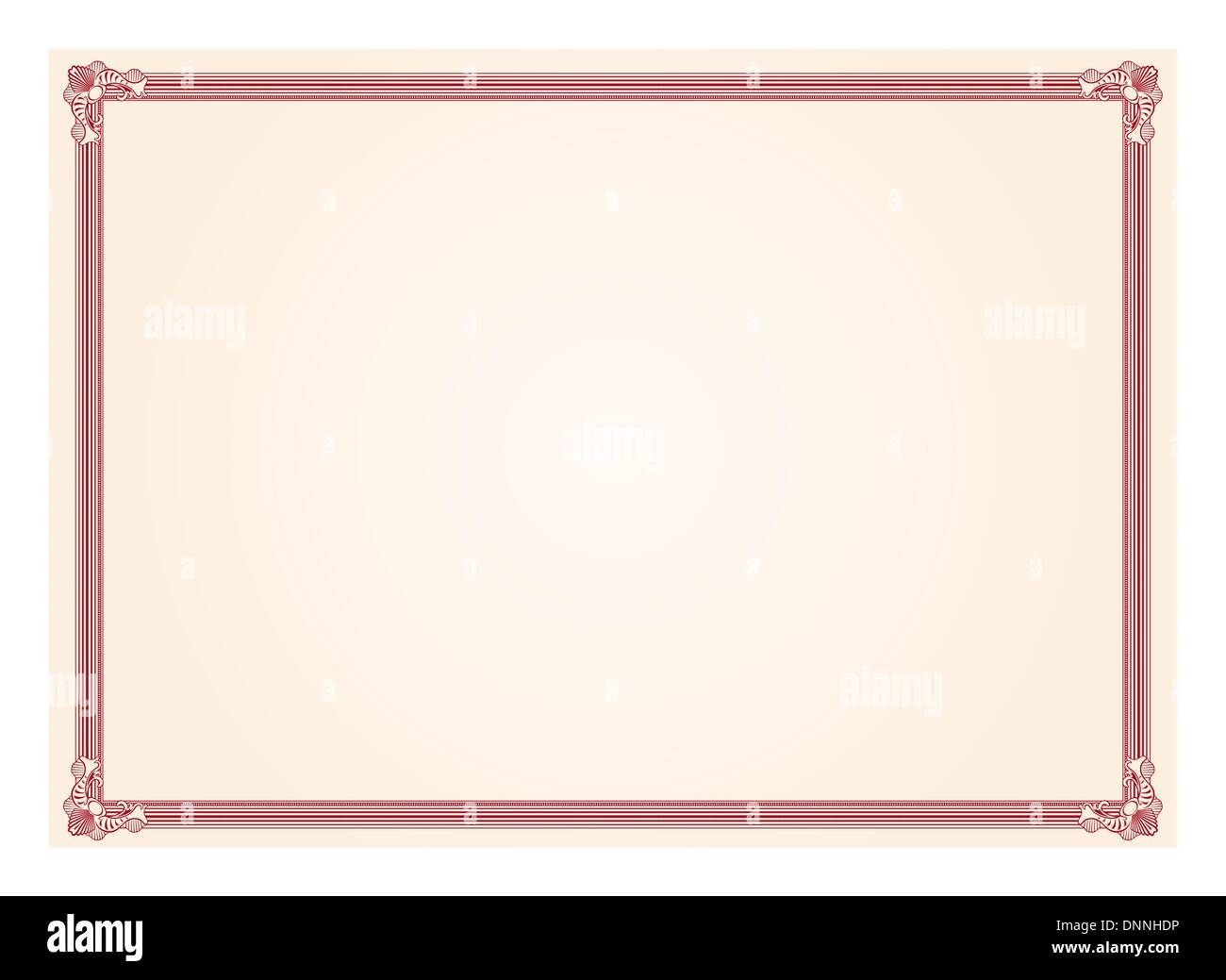 Cute, simple frame you can use as diploma frame Stock Vector Image