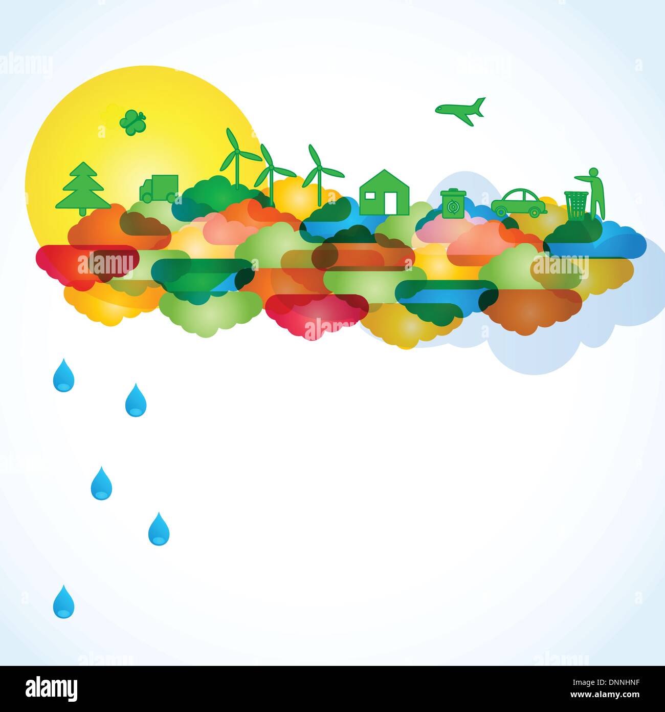 Ecology concept you can use on Earth Day Stock Vector Image & Art - Alamy
